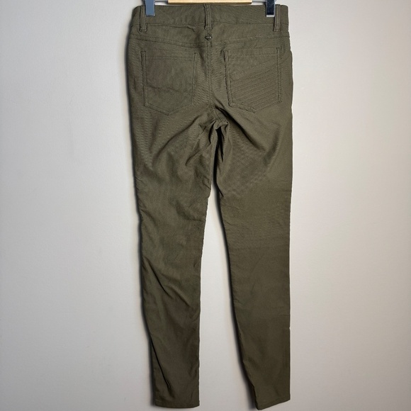 PRANA Women's Brenna Stretch Casual Stretch Pants Army/Olive Green 4 Low Waist - Picture 7 of 15